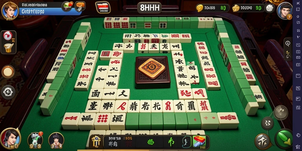 Tampilan gameplay 8HHH yang menarik dan penuh warna.