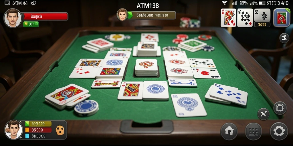Tampilan gameplay Gaple yang seru dan mengasyikkan di ATM138.