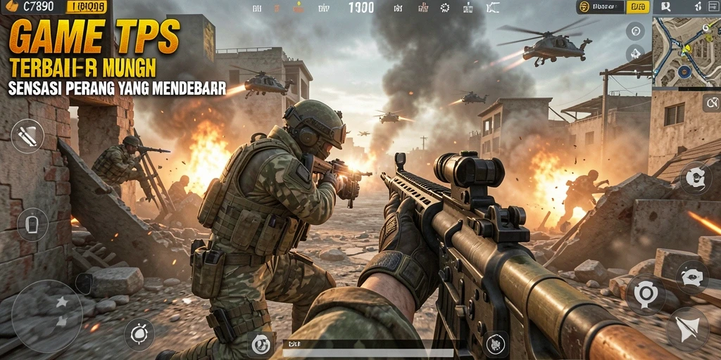 Gameplay C7890 dengan pertempuran intens dan grafis yang memukau.