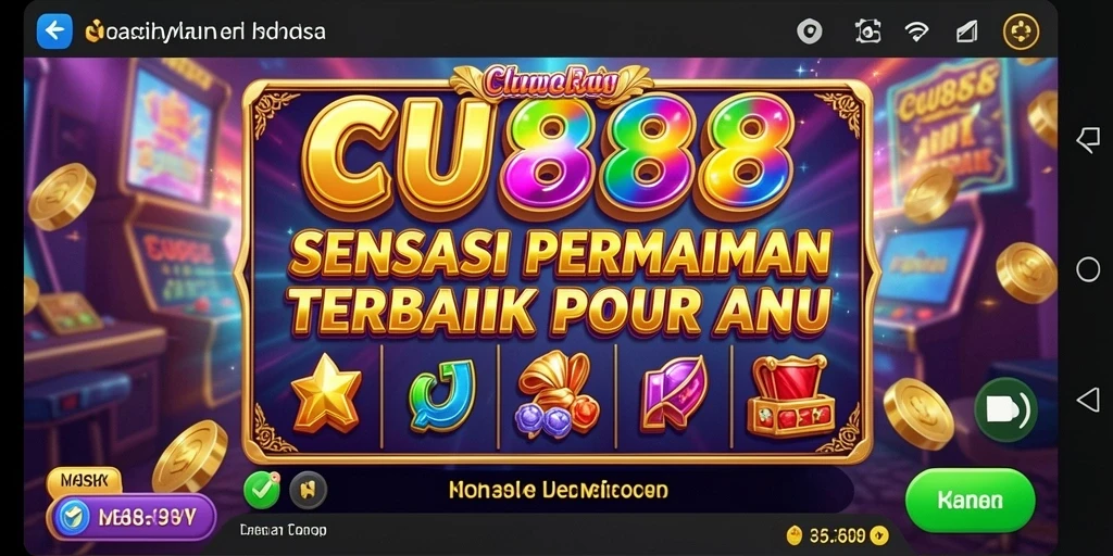 Tampilan gameplay Slot yang menarik dan mengasyikkan di CU888.