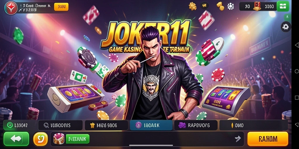 Gameplay menarik dan grafik tinggi di aplikasi JOKER11.