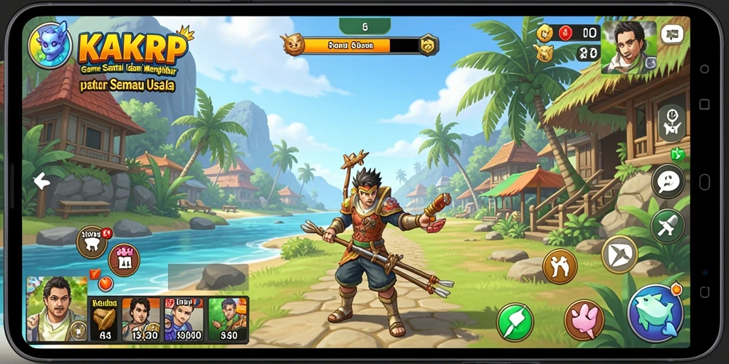 Tampilan gameplay KAKRP yang seru dan interaktif.