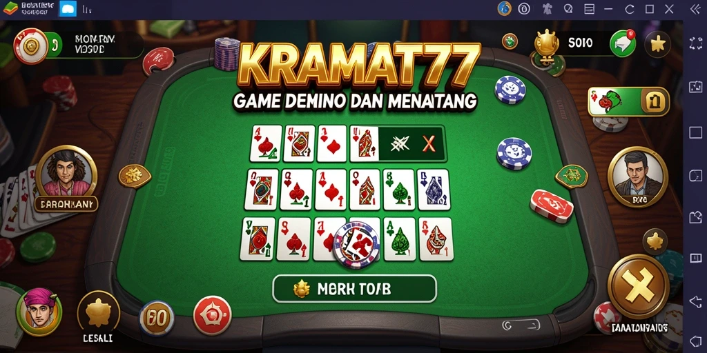 Tampilan gameplay KRAMAT77 yang menarik dan dinamis.