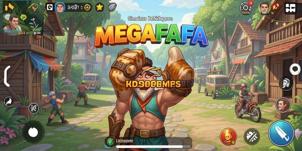 Gameplay menarik di MEGAFAFA dengan simulasi kehidupan yang realistis.