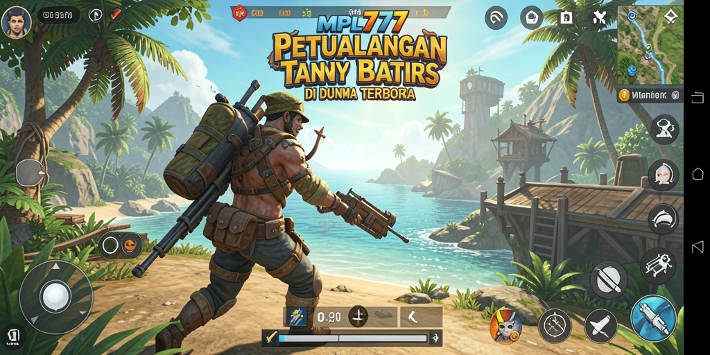 Screenshot gameplay <strong>MPL777</strong> menunjukkan dunia yang luas dan detail yang menakjubkan.