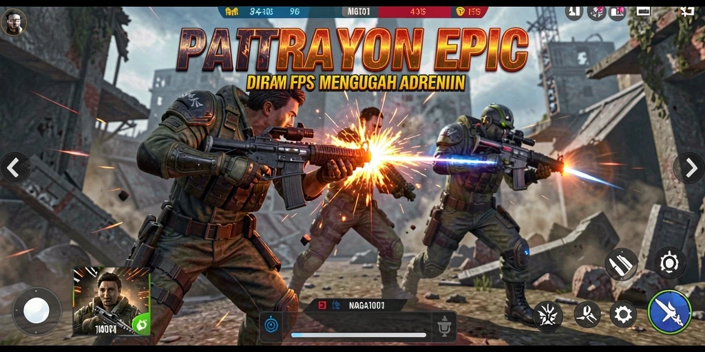 Gameplay intens dari NAGA1001 menampilkan aksi tembak-menembak yang mendebarkan.