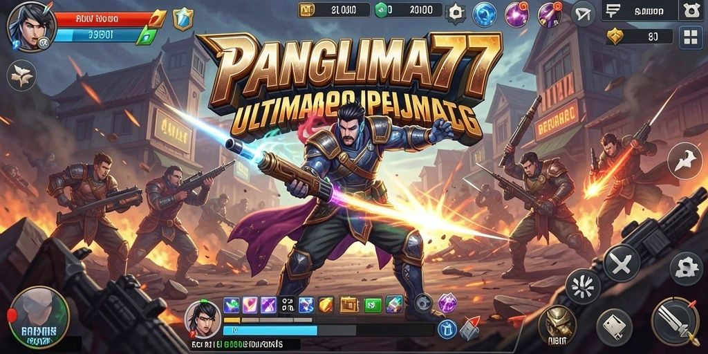 Tampilan gameplay menarik di PANGLIMA77 dengan pertarungan mendebarkan.