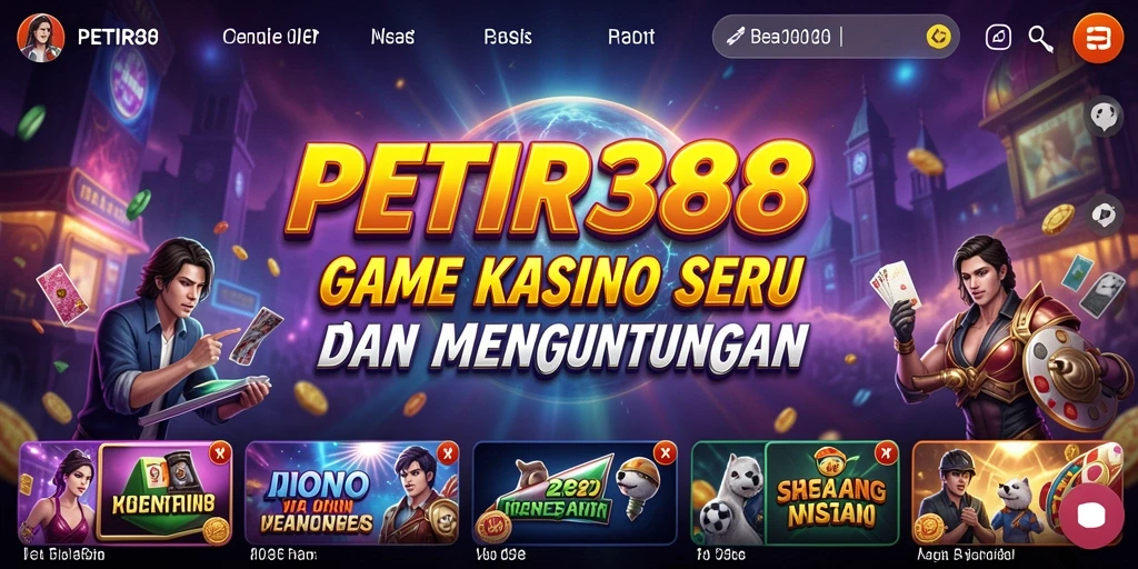 Gameplay seru dan menguntungkan di aplikasi Kasino.