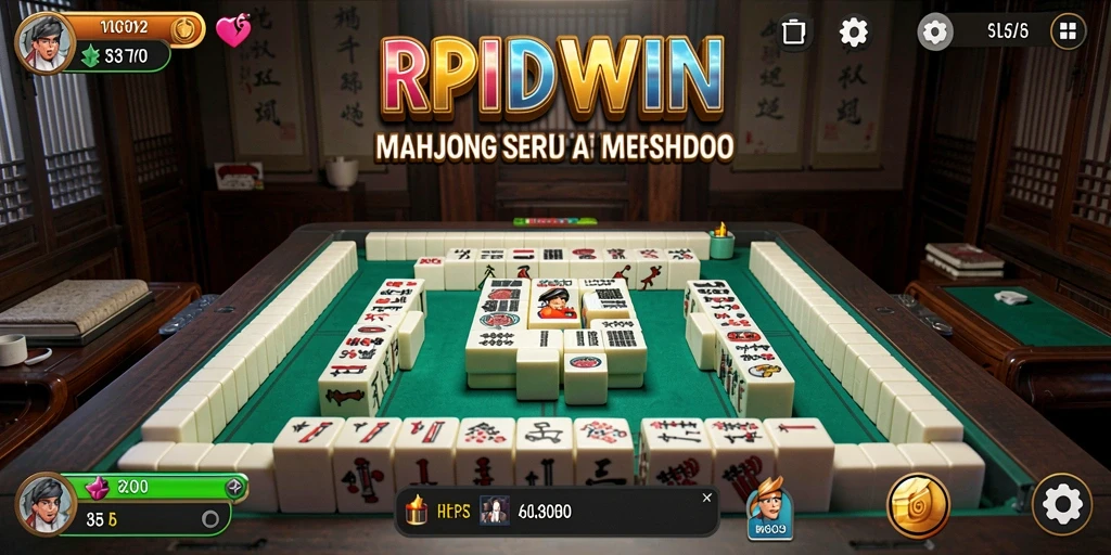 Screenshot utama <strong>RPIDWIN</strong> menampilkan gameplay Mahjong yang seru dan menantang.