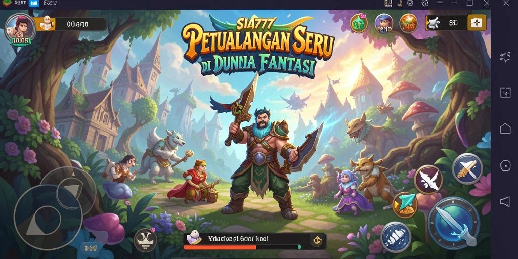 Gameplay seru dan menantang dalam SIA777 yang menampilkan dunia fantasi.