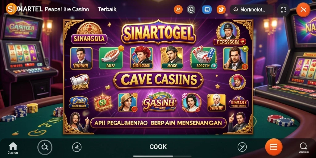 Tampilan gameplay SINARTOGEL yang menarik dengan dealer live yang profesional.