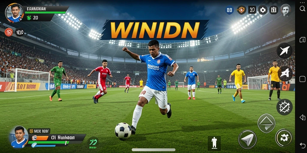 Gameplay WINIDN menampilkan berbagai cabang olahraga yang seru.