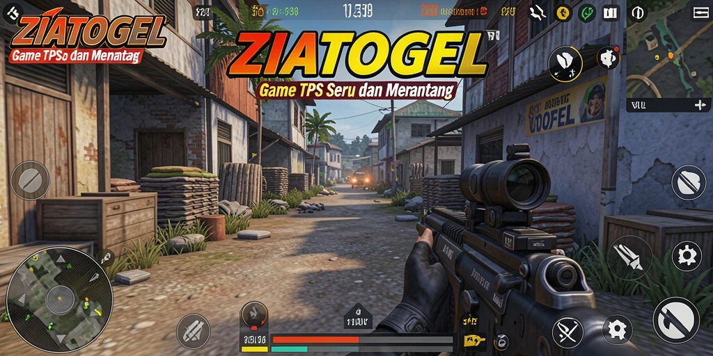 Tangkapan layar gameplay ZIATOGEL yang menampilkan aksi tembak-menembak yang mendebarkan.